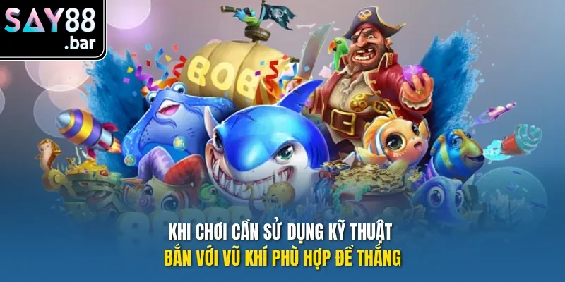 Khi chơi cần sử dụng kỹ thuật bắn với vũ khí phù hợp để thắng.