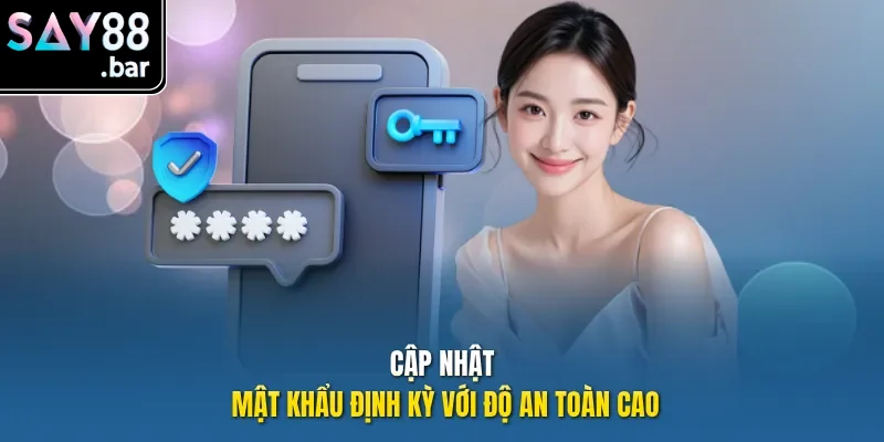 Cập nhật mật khẩu định kỳ với độ an toàn cao.
