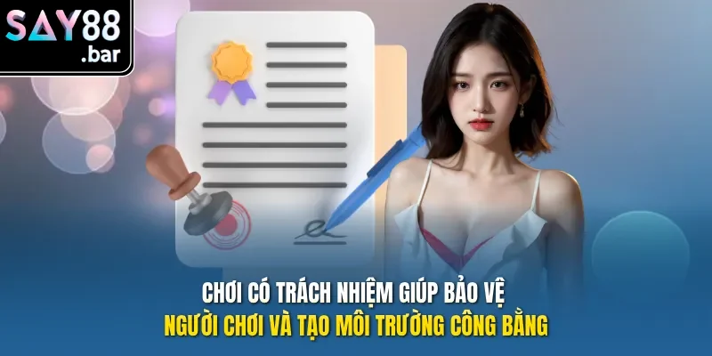 Chơi có trách nhiệm giúp bảo vệ người chơi và tạo môi trường công bằng.