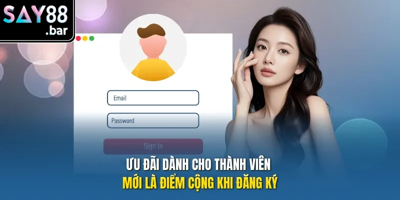 Ưu đãi dành cho thành viên mới là điểm cộng khi đăng ký